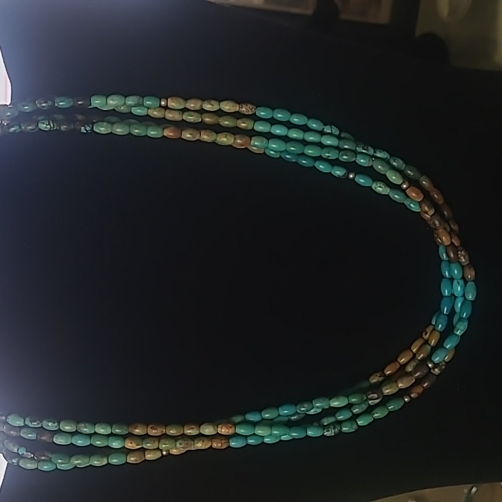 Jay King DTR Turquoise Jasper Bead Multi Strand Necklace